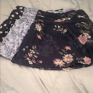 Abercrombie Kids Floral Skirt Set - Black, Blue, Pink